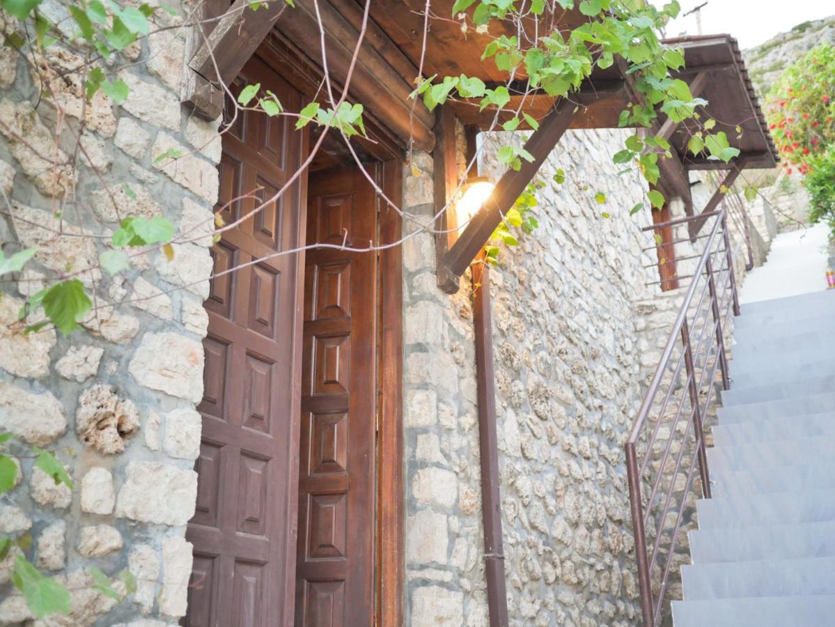 Seaside Duplex Stone Villa Qeparo Exterior photo