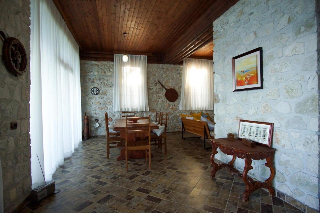 Seaside Duplex Stone Villa Qeparo Exterior photo